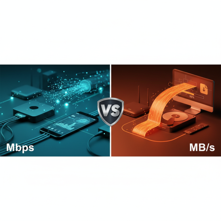 Kuo skiriasi Mbps nuo MB/s? Išsami analizė