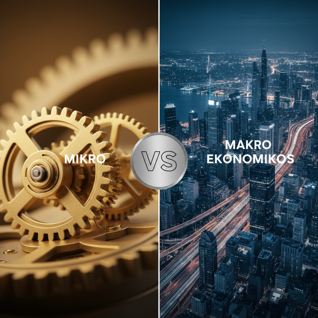 Kuo skiriasi mikro nuo makro ekonomikos?