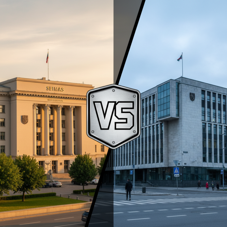Kuo skiriasi Seimas nuo Vyriausybės?