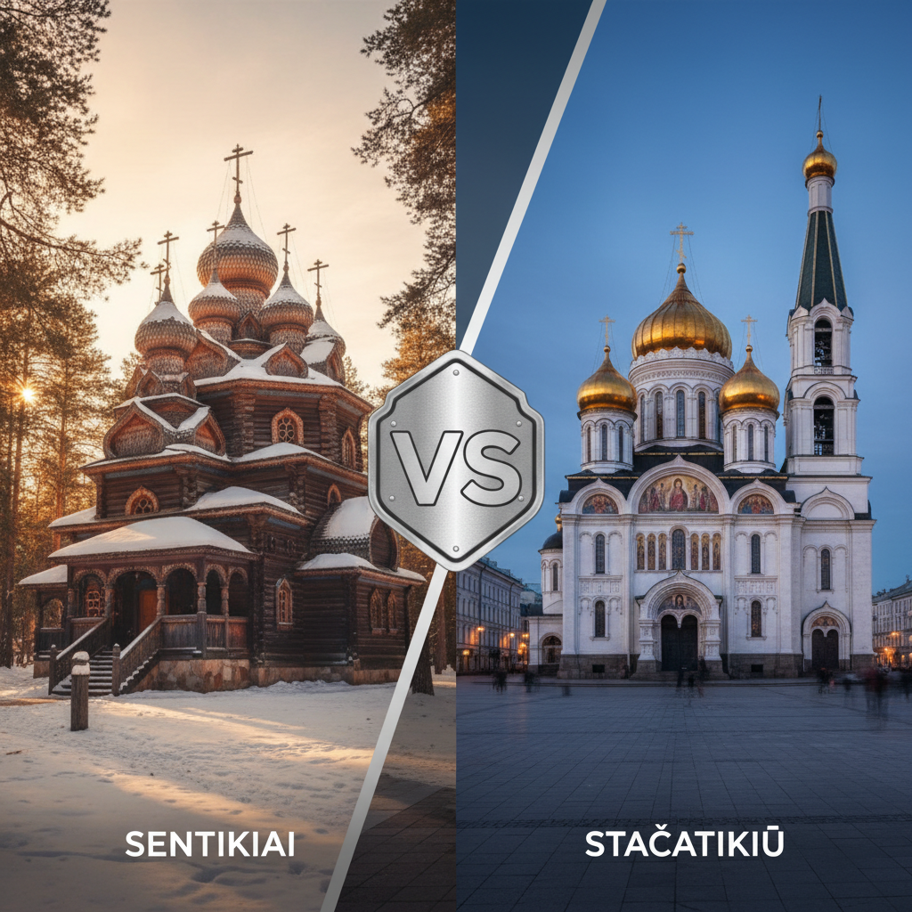 Kuo skiriasi sentikiai nuo stačiatikių?