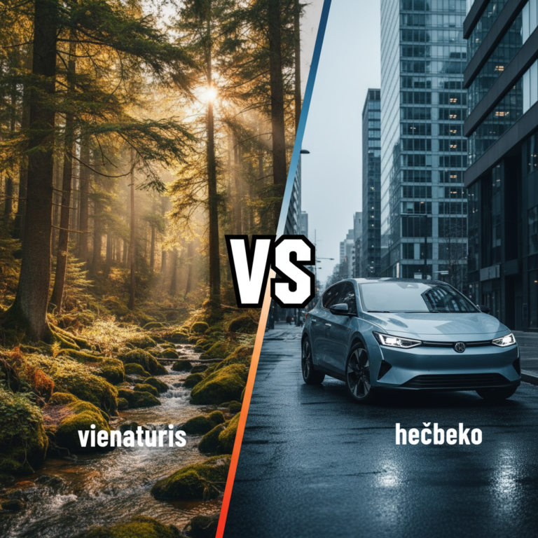 Kuo skiriasi vienaturis nuo hečbeko?
