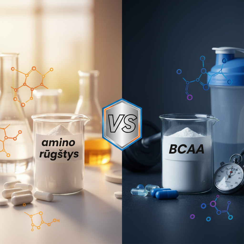Kuo skiriasi amino rūgštys nuo BCAA?