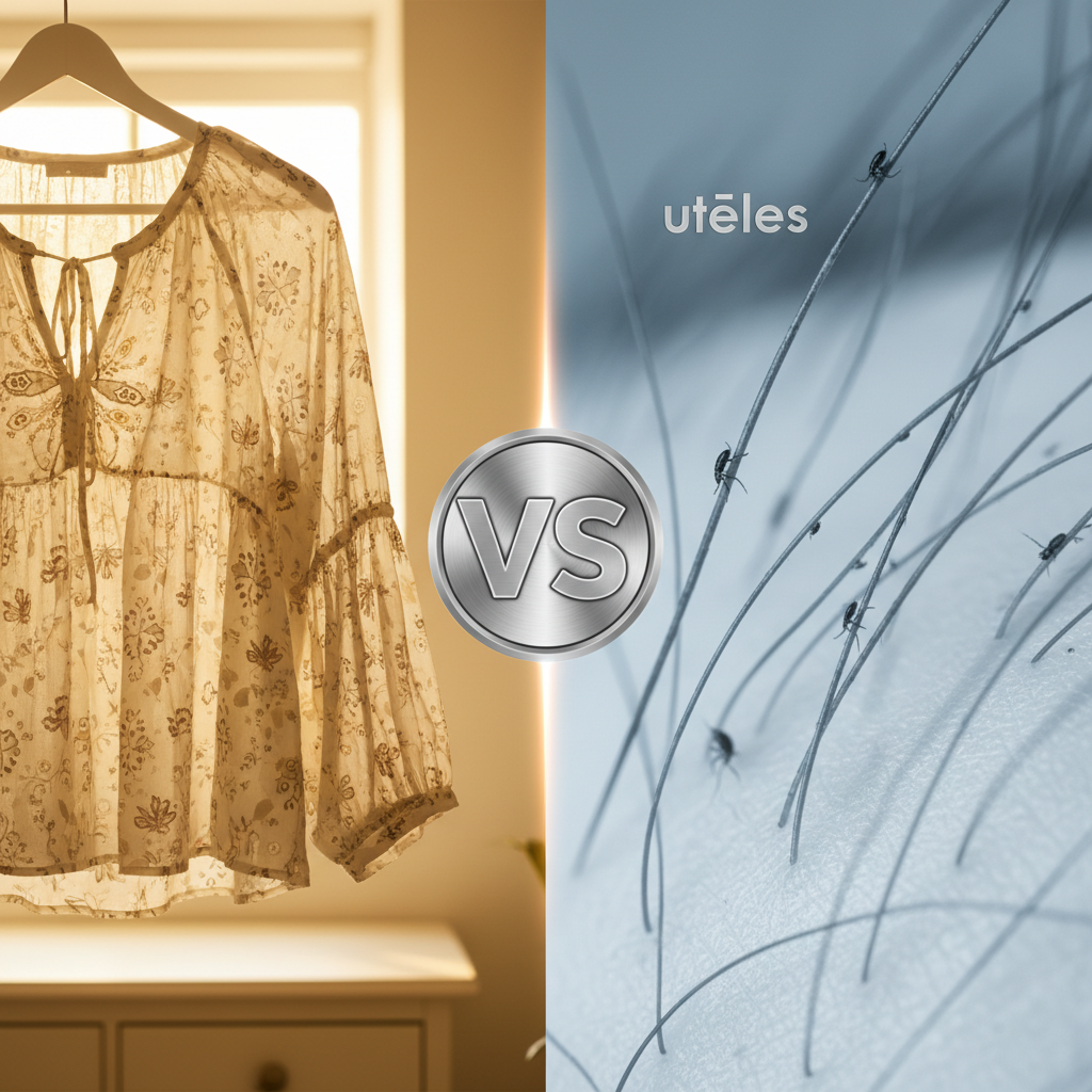 Kuo skiriasi blusa nuo utėlės? Svarbiausi skirtumai