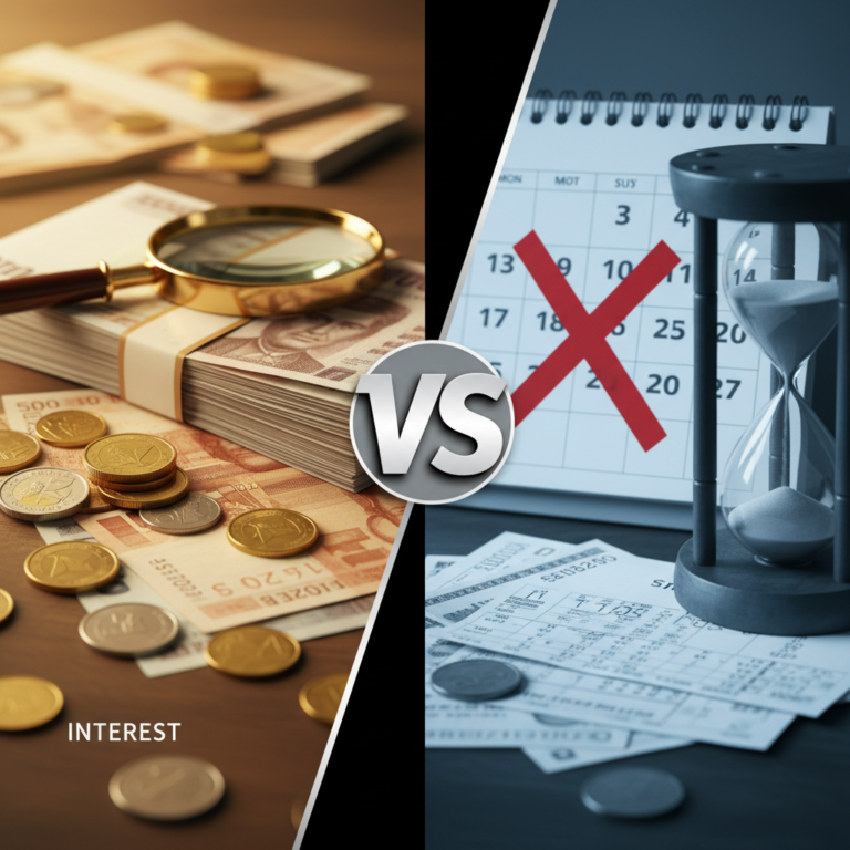 Kuo skiriasi palūkanos nuo delspinigių? Išsamus gidas
