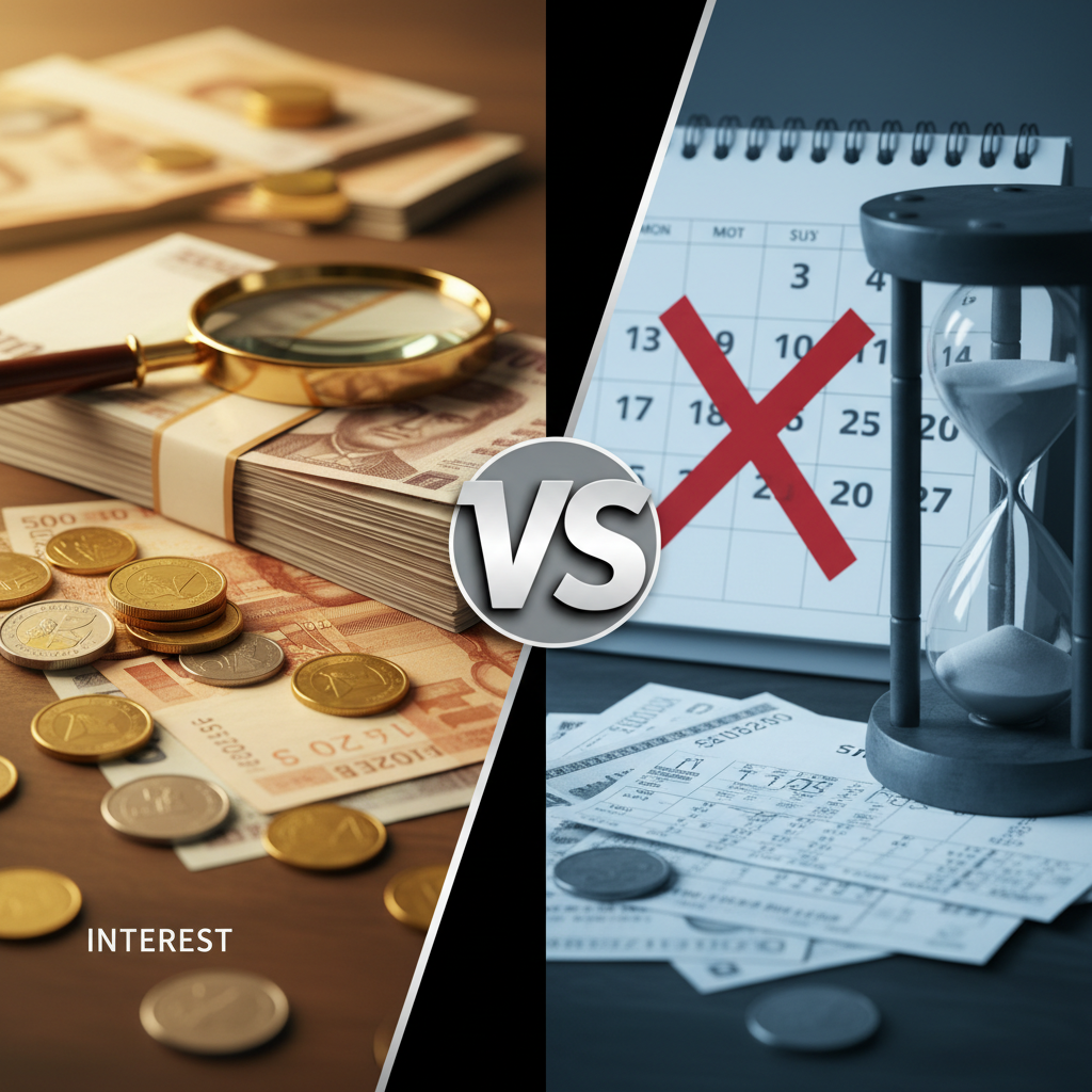 Kuo skiriasi palūkanos nuo delspinigių? Išsamus gidas