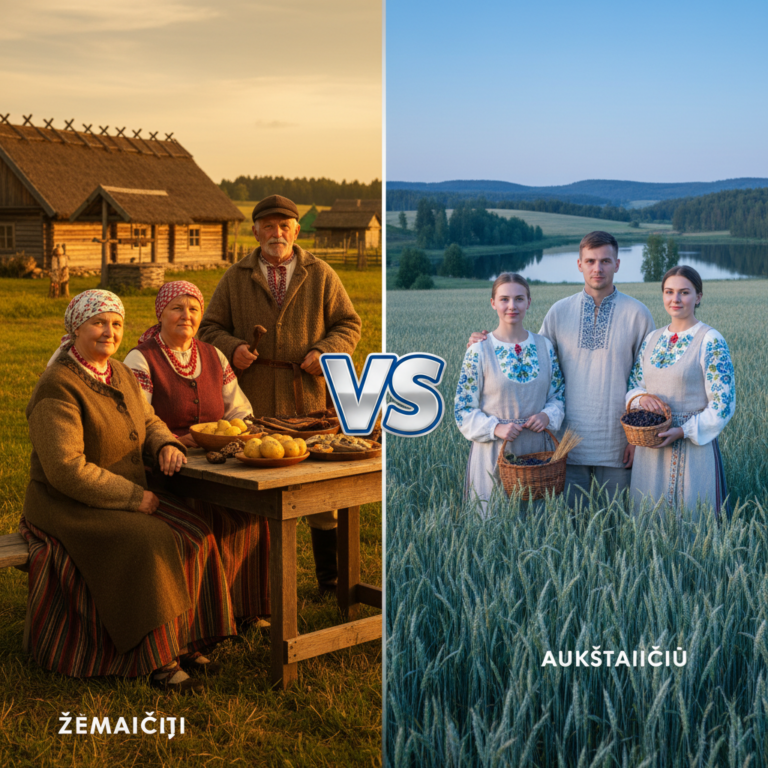 Kuo skiriasi žemaičiai nuo aukštaičių?