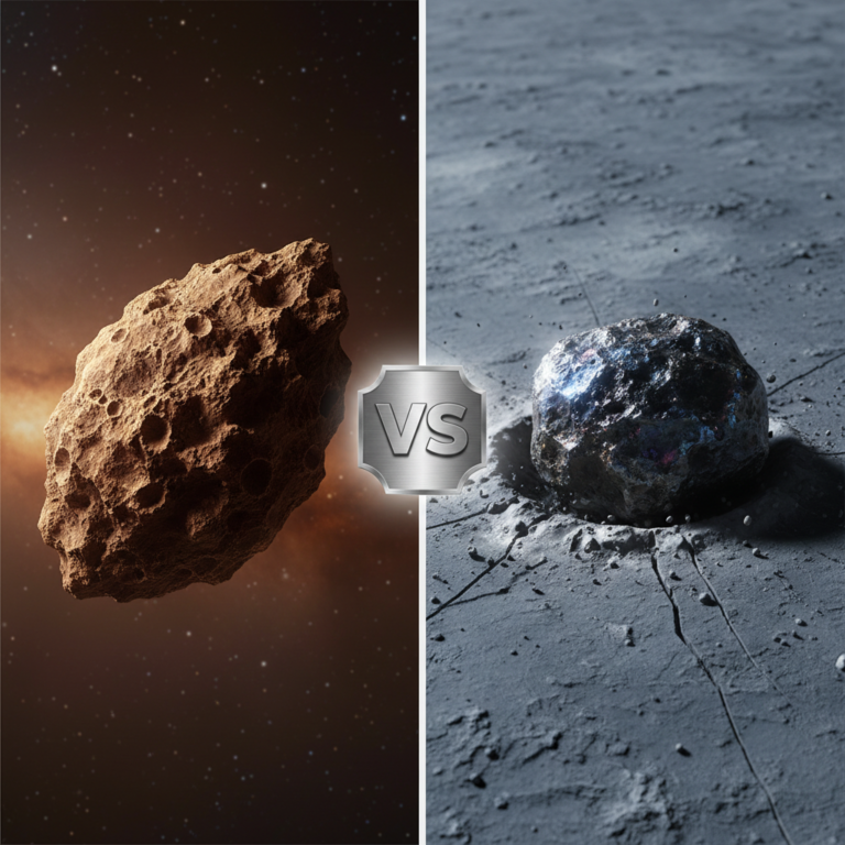 Kuo skiriasi asteroidas nuo meteorito?