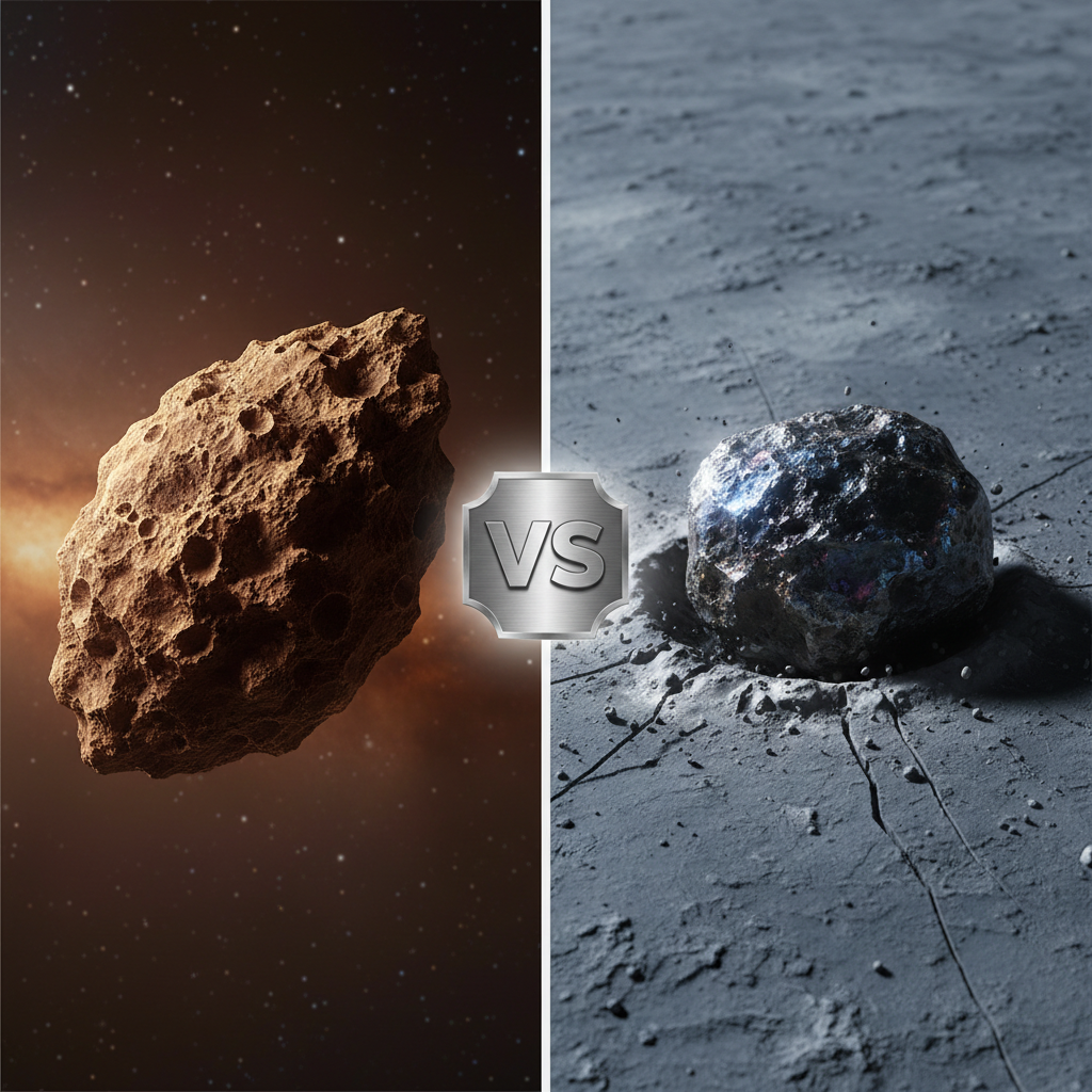 Kuo skiriasi asteroidas nuo meteorito?