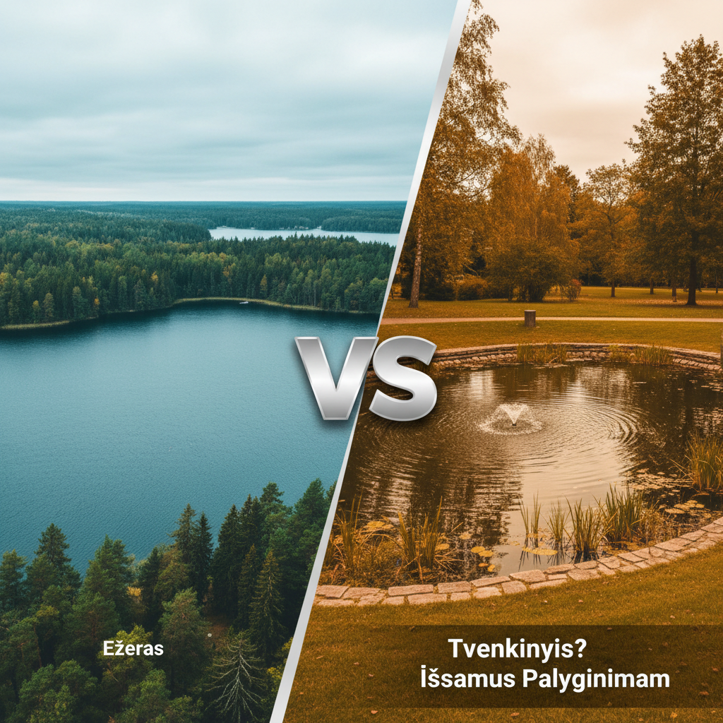 Kuo Skiriasi Ežeras Nuo Tvenkinio? Išsamus Palyginimas