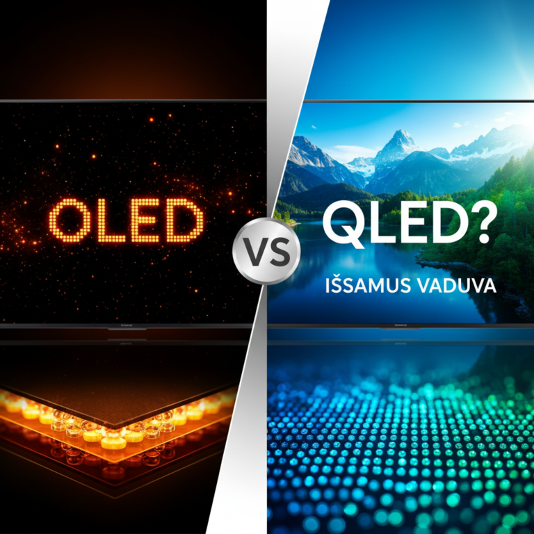 Kuo skiriasi OLED nuo QLED? Išsamus vadovas