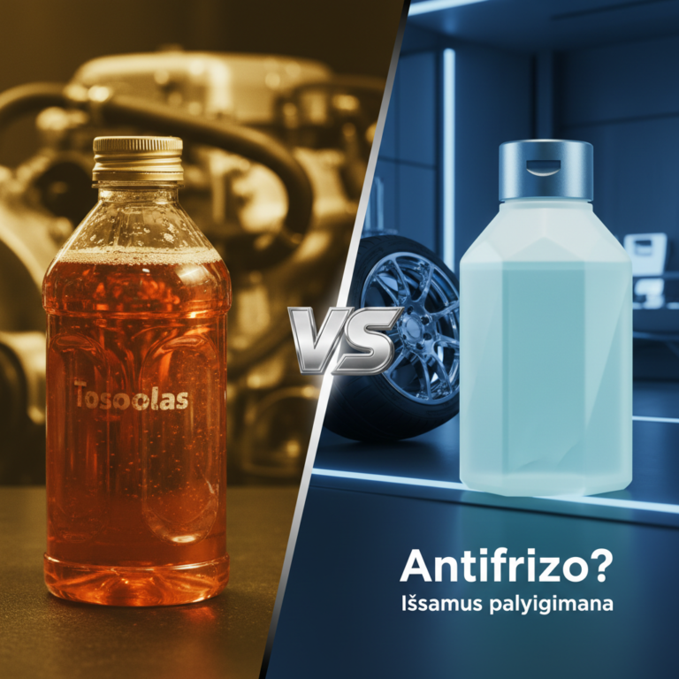 Kuo skiriasi Tosolas nuo Antifrizo? Išsamus palyginimas