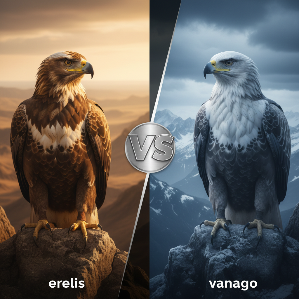 Kuo skiriasi erelis nuo vanago?