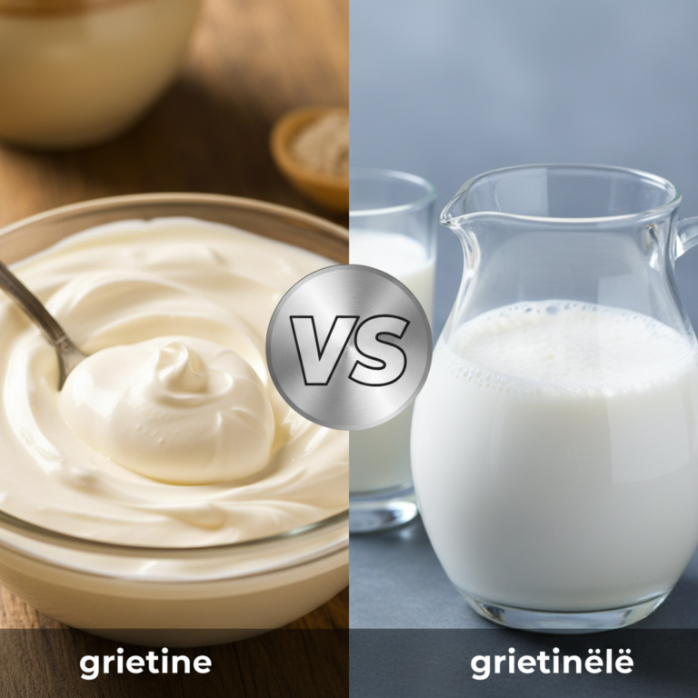 Kuo skiriasi grietinė nuo grietinėlės? Viskas apie du pieno produktus